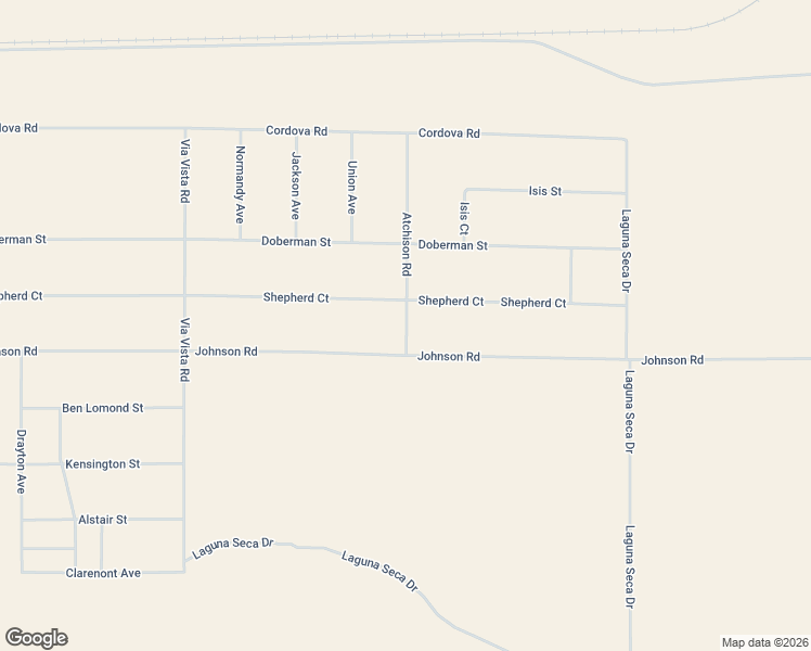 map of restaurants, bars, coffee shops, grocery stores, and more near 19301-19399 Atchison Road in Apple Valley