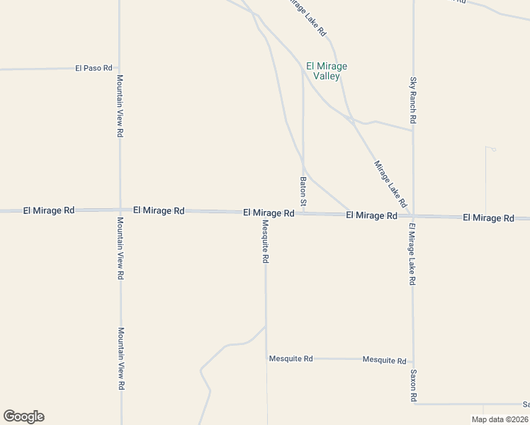 map of restaurants, bars, coffee shops, grocery stores, and more near Mesquite Road in San Bernardino County