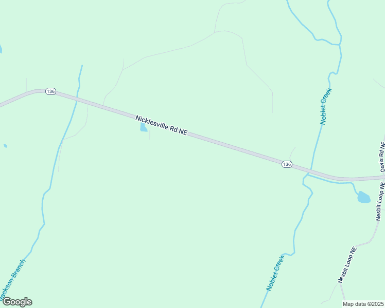 map of restaurants, bars, coffee shops, grocery stores, and more near 5345 Nicklesville Road Northeast in Resaca