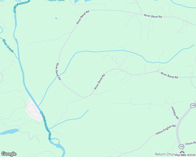 map of restaurants, bars, coffee shops, grocery stores, and more near 1105 Riverbend Road in Demorest