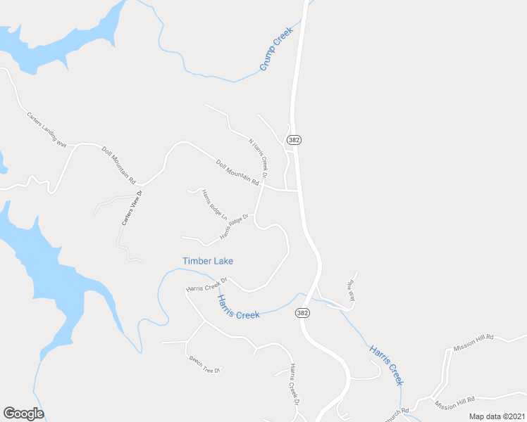 map of restaurants, bars, coffee shops, grocery stores, and more near 63 Harris Creek Drive in Ellijay