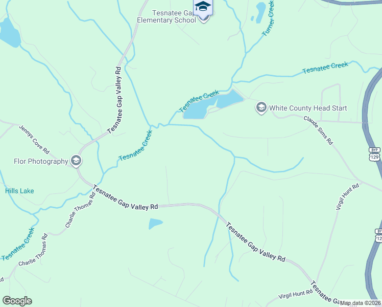 map of restaurants, bars, coffee shops, grocery stores, and more near 104 Emerald Heights Creek in Cleveland