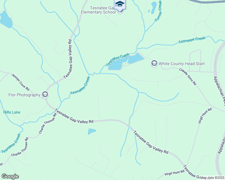 map of restaurants, bars, coffee shops, grocery stores, and more near 147 Jess Hunt Road in Cleveland