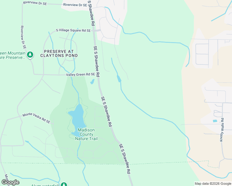 map of restaurants, bars, coffee shops, grocery stores, and more near 13325 South Shawdee Road Southeast in Huntsville