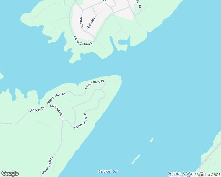 map of restaurants, bars, coffee shops, grocery stores, and more near 655 Monte Sano Drive in Scottsboro