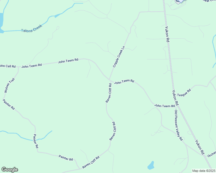 map of restaurants, bars, coffee shops, grocery stores, and more near 56 Raven Cliff Road in Talking Rock