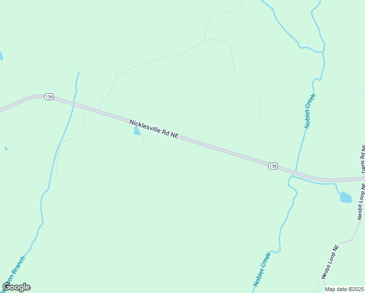map of restaurants, bars, coffee shops, grocery stores, and more near 5345 Nicklesville Road Northeast in Resaca
