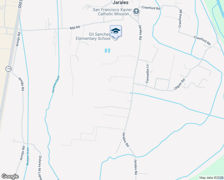 map of restaurants, bars, coffee shops, grocery stores, and more near 14 Ladis Road in Jarales