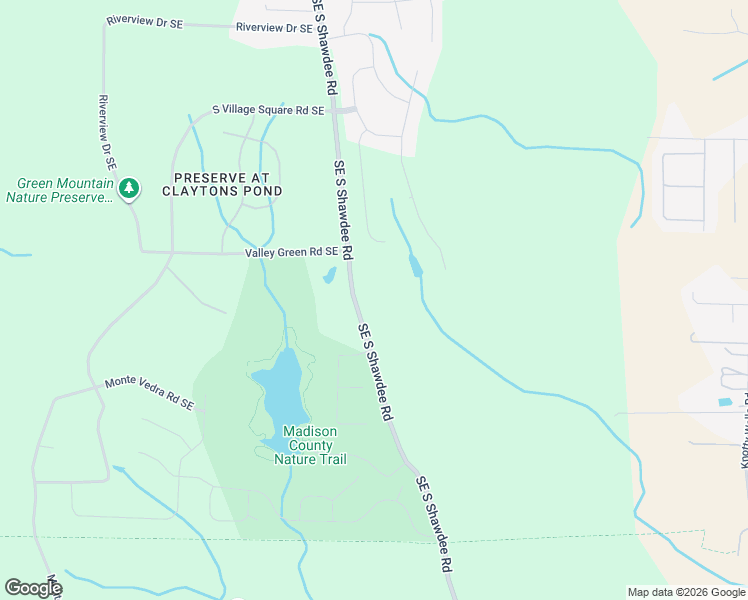 map of restaurants, bars, coffee shops, grocery stores, and more near 13313 South Shawdee Road Southeast in Huntsville