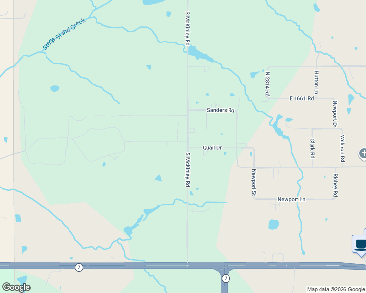 map of restaurants, bars, coffee shops, grocery stores, and more near 2028 Shamrock Road in Marlow