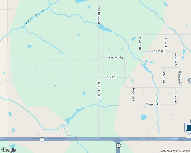 map of restaurants, bars, coffee shops, grocery stores, and more near 2028 Shamrock Road in Marlow