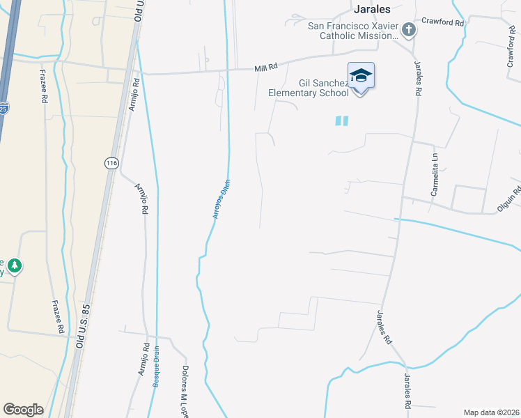map of restaurants, bars, coffee shops, grocery stores, and more near 75 Romer Road South in Jarales