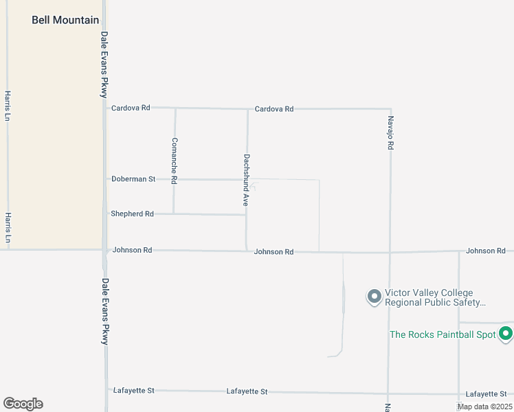 map of restaurants, bars, coffee shops, grocery stores, and more near 19481 Dachshund Avenue in Apple Valley