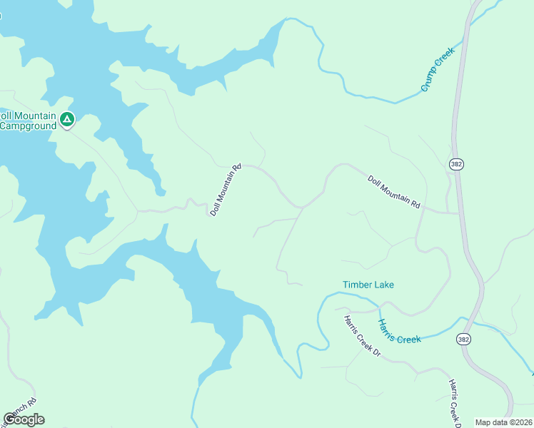 map of restaurants, bars, coffee shops, grocery stores, and more near Doll Mountain Road in Ellijay