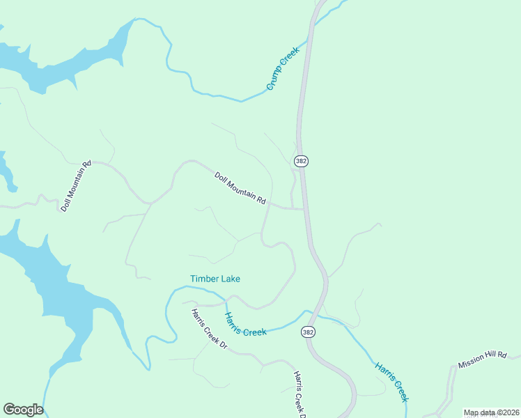 map of restaurants, bars, coffee shops, grocery stores, and more near 38 Harris Creek Drive in Ellijay
