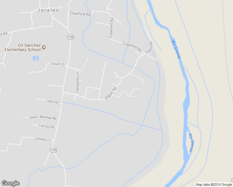 map of restaurants, bars, coffee shops, grocery stores, and more near 39 Olguin Road in Jarales