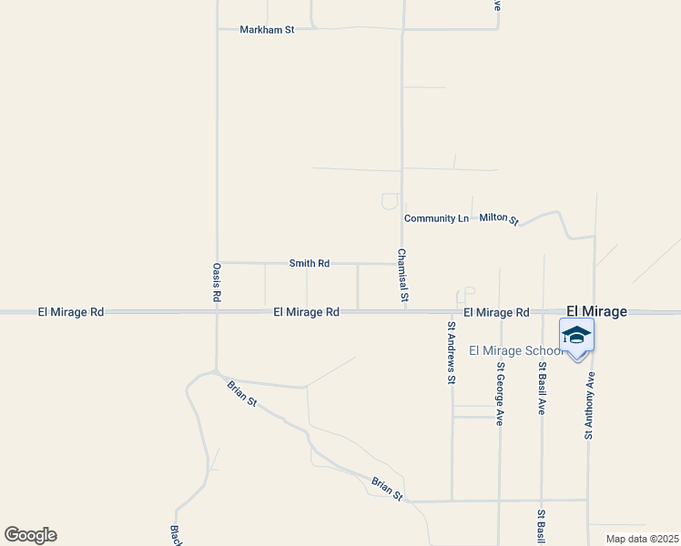 map of restaurants, bars, coffee shops, grocery stores, and more near 1175 Smith Road in Adelanto
