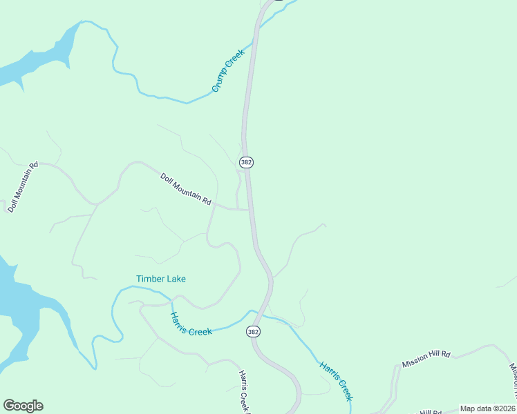 map of restaurants, bars, coffee shops, grocery stores, and more near 7056 Georgia 382 in Ellijay