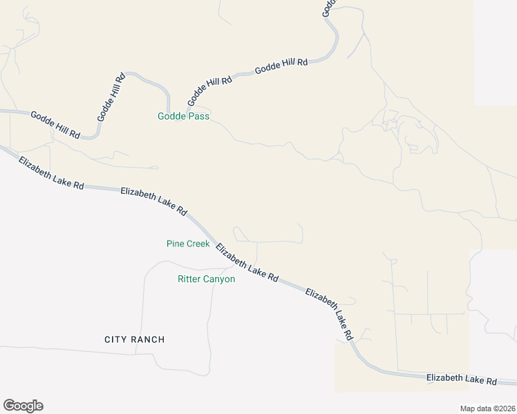 map of restaurants, bars, coffee shops, grocery stores, and more near 6221 Elizabeth Lake Road in Leona Valley