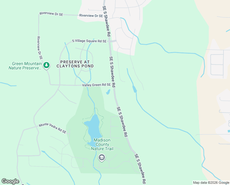 map of restaurants, bars, coffee shops, grocery stores, and more near 13313 South Shawdee Road Southeast in Huntsville