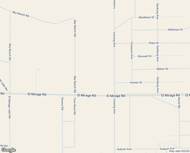 map of restaurants, bars, coffee shops, grocery stores, and more near 7119 El Mirage Road in Adelanto