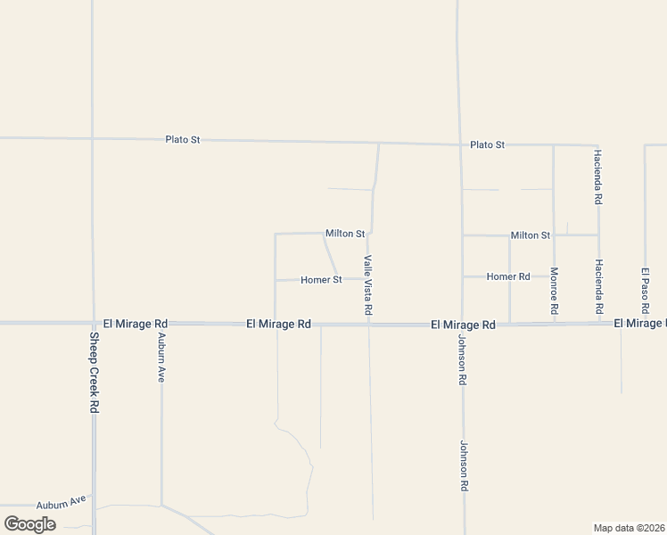 map of restaurants, bars, coffee shops, grocery stores, and more near 4638 Homer Street in El Mirage