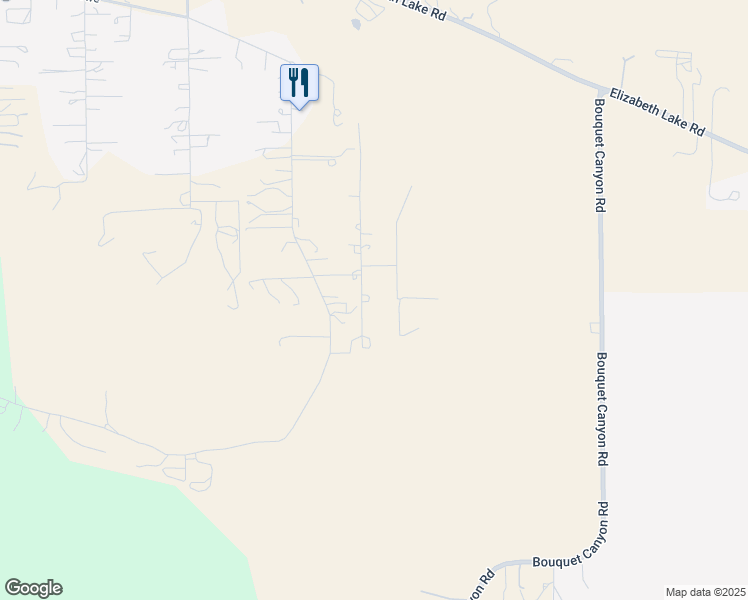 map of restaurants, bars, coffee shops, grocery stores, and more near 39662 86th Street West in Leona Valley