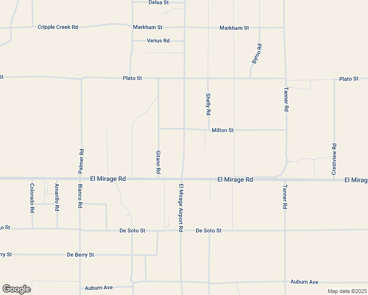 map of restaurants, bars, coffee shops, grocery stores, and more near 19434 El Mirage Airport Road in Adelanto