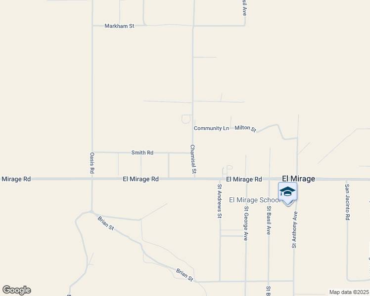 map of restaurants, bars, coffee shops, grocery stores, and more near 1280 Smith Road in Adelanto