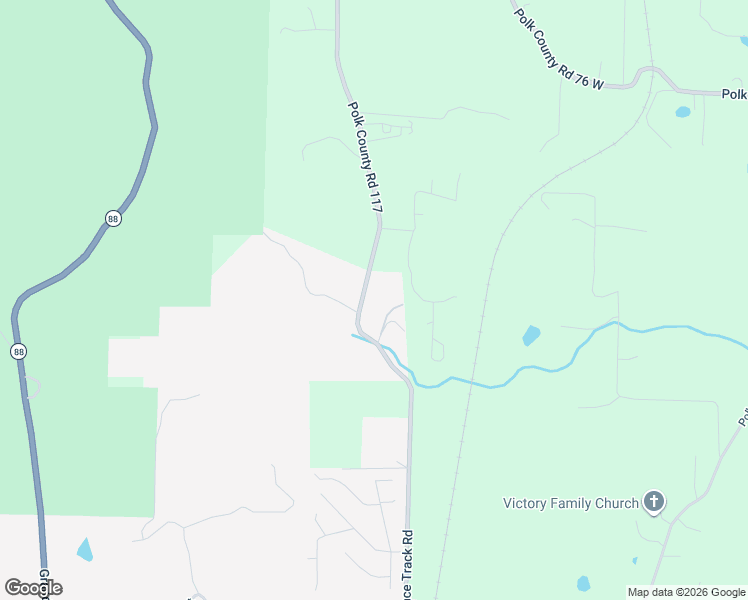 map of restaurants, bars, coffee shops, grocery stores, and more near 402 Polk Road 117 in Mena