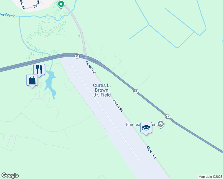map of restaurants, bars, coffee shops, grocery stores, and more near 509 Airport Road in Elizabethtown