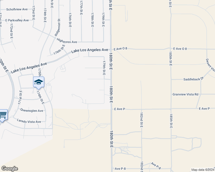 map of restaurants, bars, coffee shops, grocery stores, and more near in Lake Los Angeles