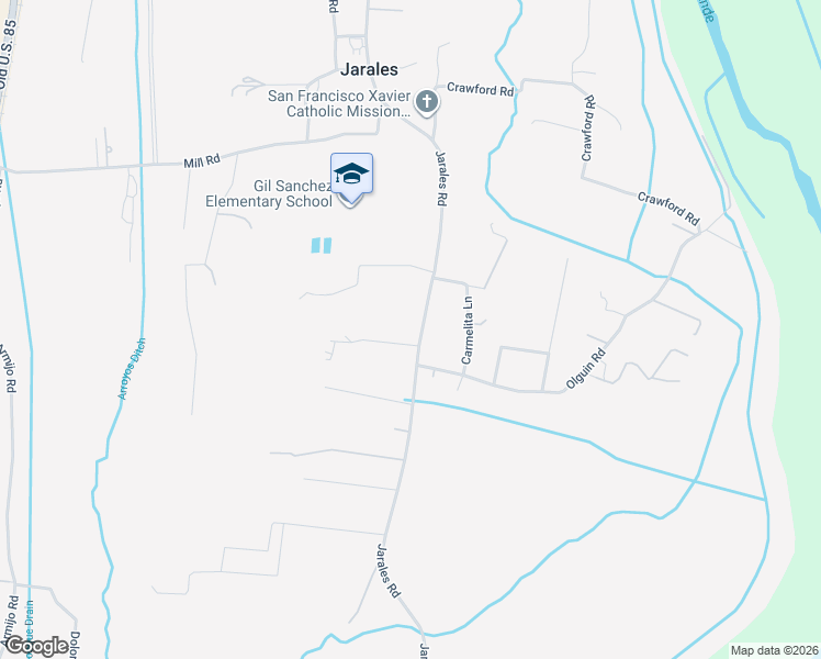 map of restaurants, bars, coffee shops, grocery stores, and more near 3 Peralta Lane in Jarales