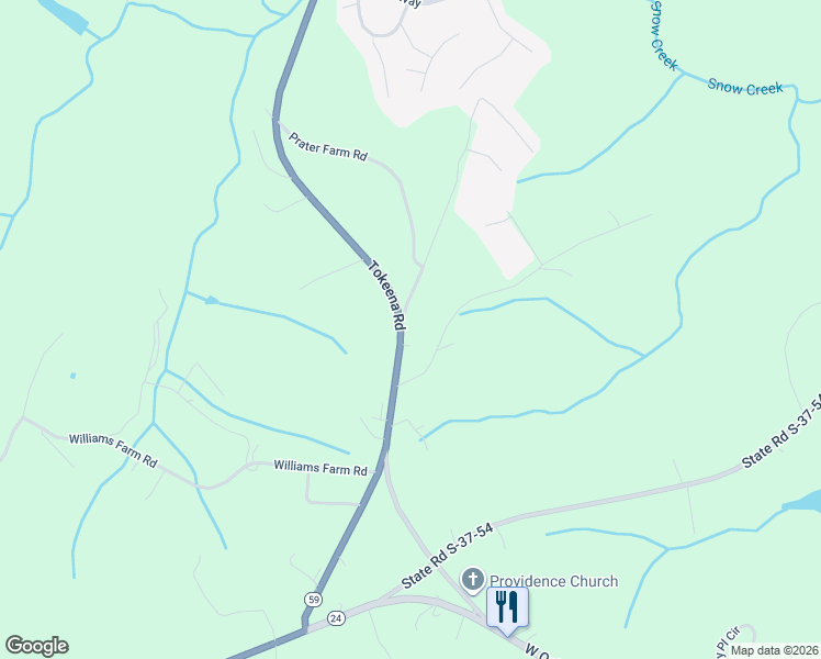 map of restaurants, bars, coffee shops, grocery stores, and more near 100-130 Deer Knoll Drive in Seneca