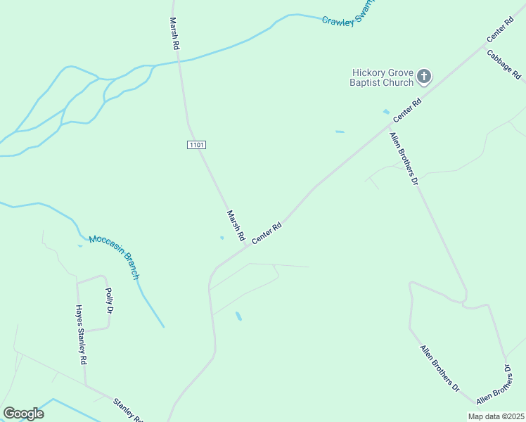 map of restaurants, bars, coffee shops, grocery stores, and more near Marsh Road in Bladen County