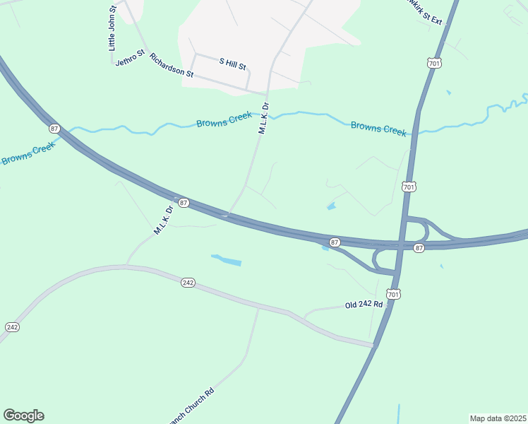 map of restaurants, bars, coffee shops, grocery stores, and more near 136 McDowell Road in Elizabethtown