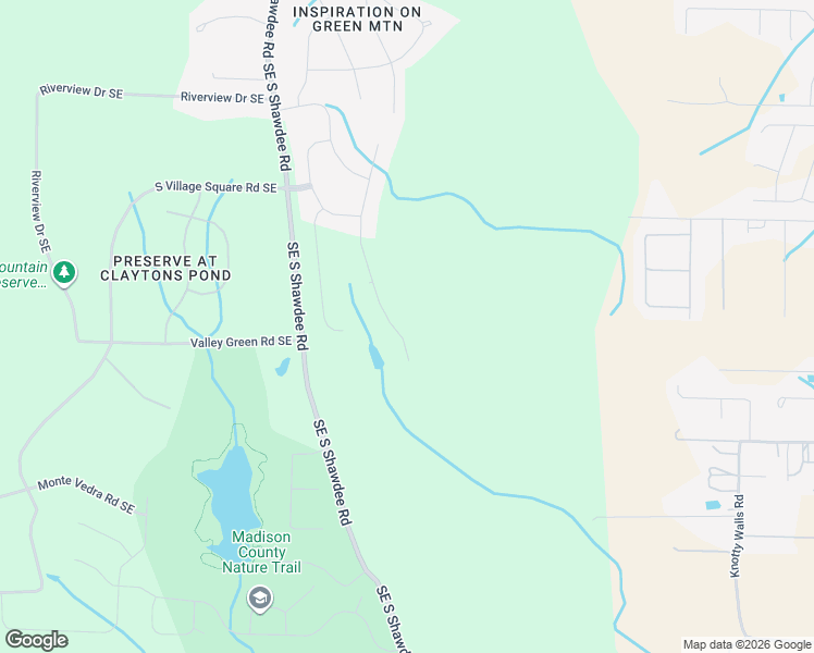 map of restaurants, bars, coffee shops, grocery stores, and more near 13313 S Shawdee Road Southeast in Huntsville