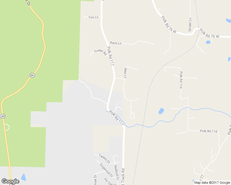 map of restaurants, bars, coffee shops, grocery stores, and more near 402 Polk Road 117 in Mena