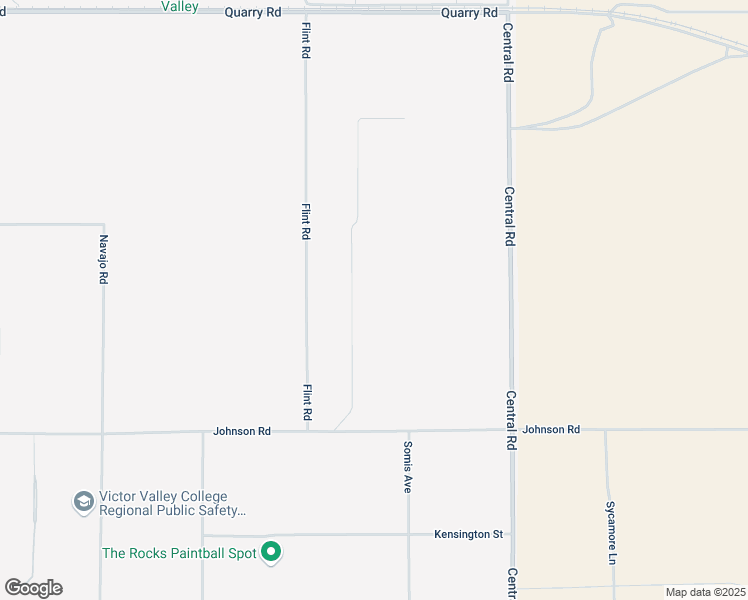 map of restaurants, bars, coffee shops, grocery stores, and more near El Dorado Road in Apple Valley