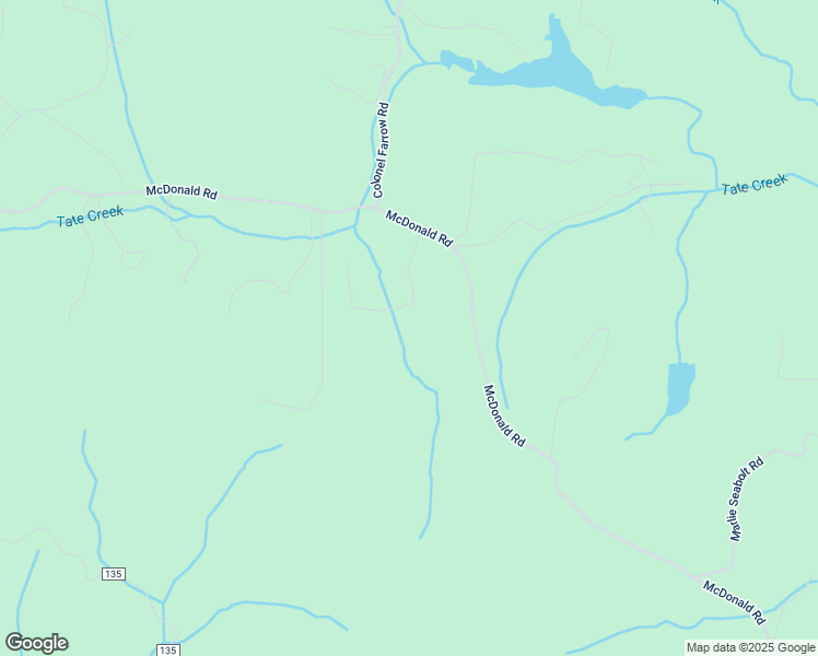 map of restaurants, bars, coffee shops, grocery stores, and more near 175 Tate Creek Trail in Dahlonega