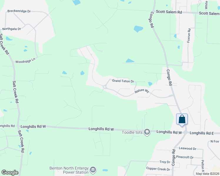 map of restaurants, bars, coffee shops, grocery stores, and more near 1007 Nature Way in Benton