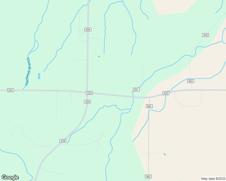 map of restaurants, bars, coffee shops, grocery stores, and more near 6643 County Road 222 in Trinity