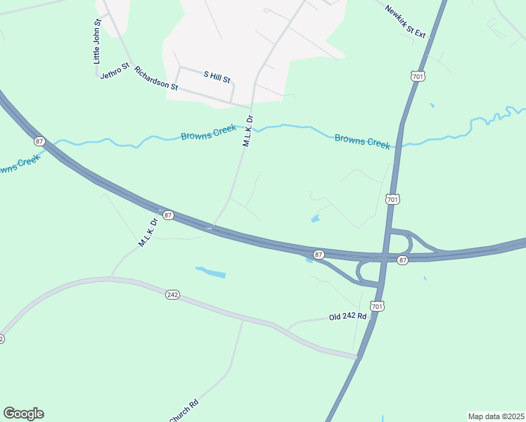 map of restaurants, bars, coffee shops, grocery stores, and more near 93 McDowell Road in Elizabethtown