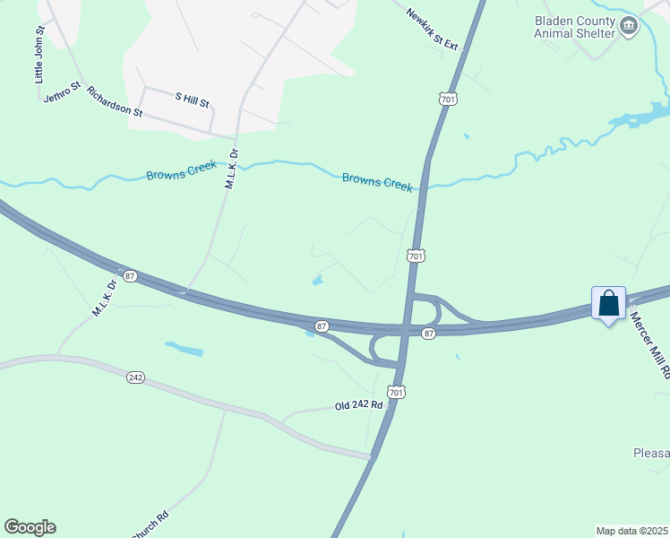 map of restaurants, bars, coffee shops, grocery stores, and more near 157 Grey Moss Lane in Elizabethtown