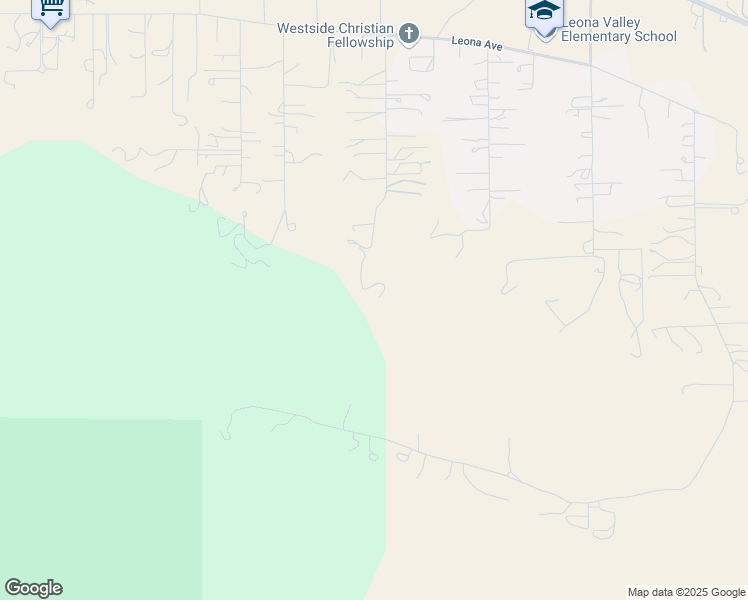 map of restaurants, bars, coffee shops, grocery stores, and more near 39900 95th Street West in Leona Valley