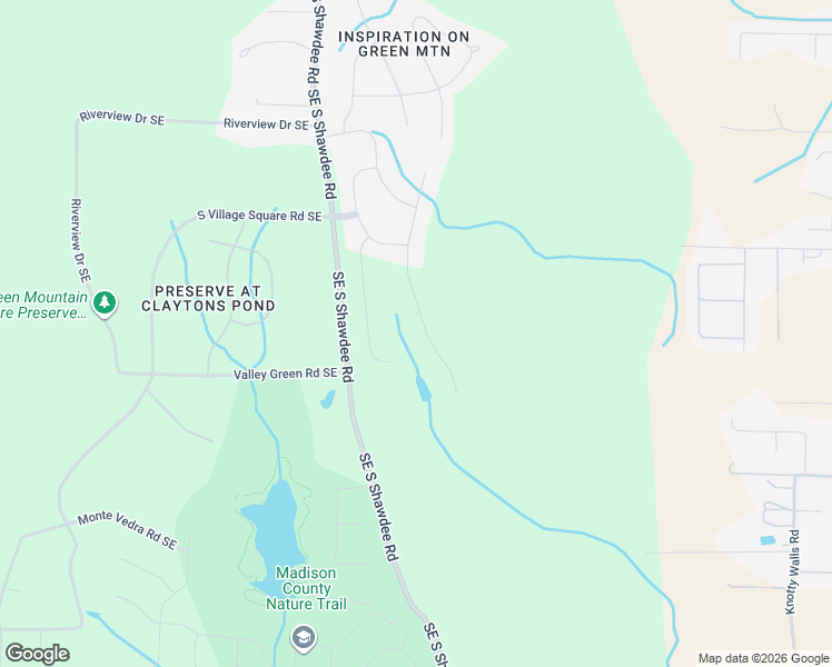 map of restaurants, bars, coffee shops, grocery stores, and more near 13257 South Shawdee Road Southeast in Huntsville
