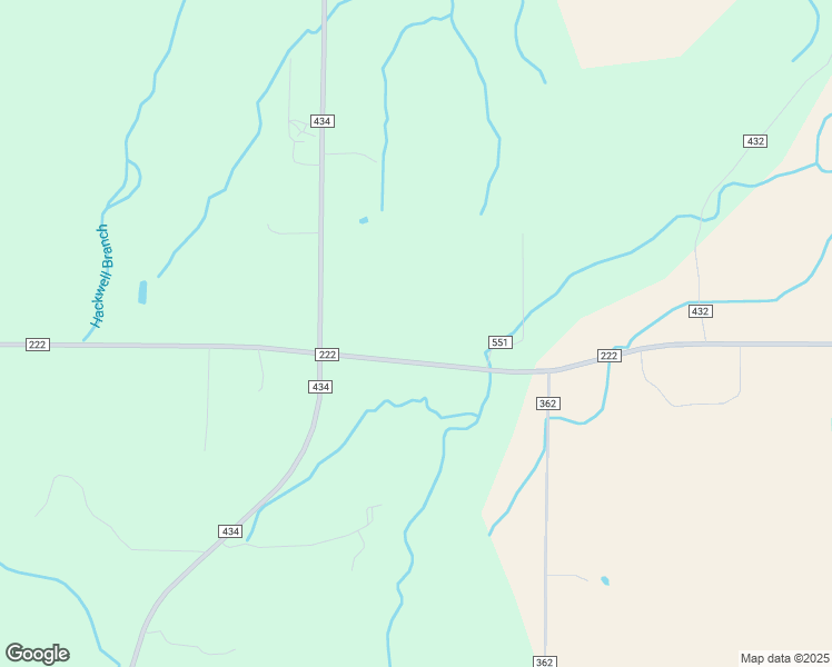 map of restaurants, bars, coffee shops, grocery stores, and more near 6643 County Road 222 in Trinity
