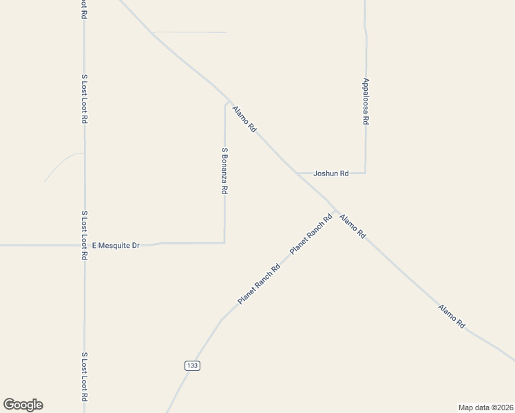 map of restaurants, bars, coffee shops, grocery stores, and more near South Bonanza Road in Yucca