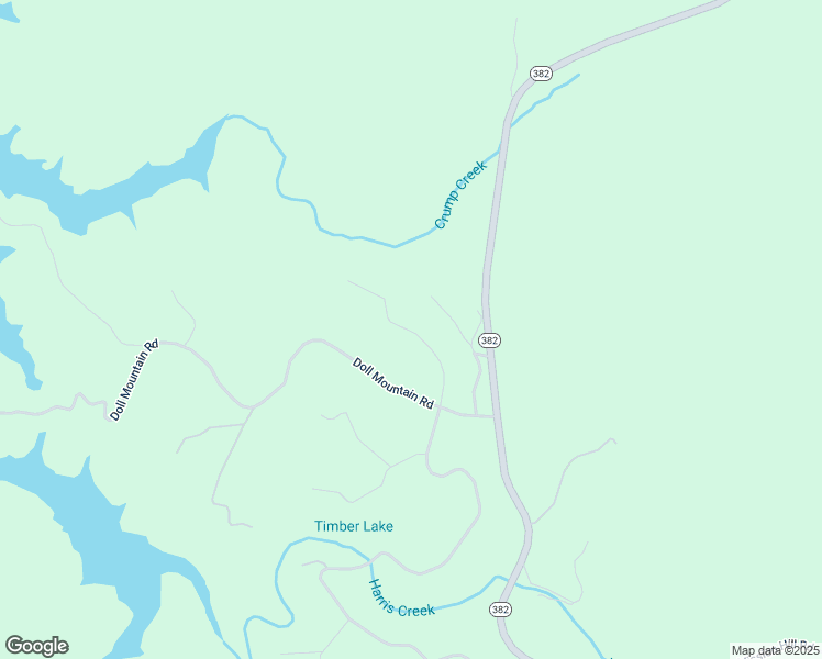 map of restaurants, bars, coffee shops, grocery stores, and more near 305 North Harris Creek Drive in Ellijay