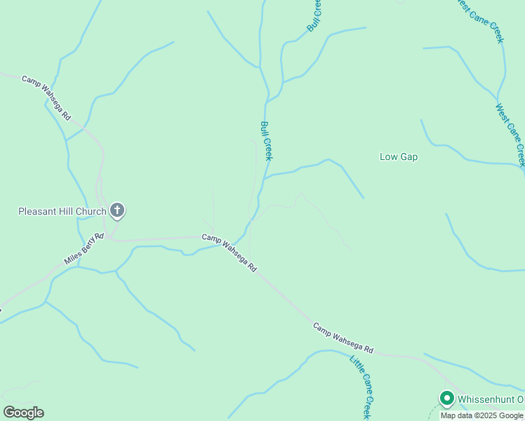 map of restaurants, bars, coffee shops, grocery stores, and more near 43 Bull Creek Road East in Dahlonega
